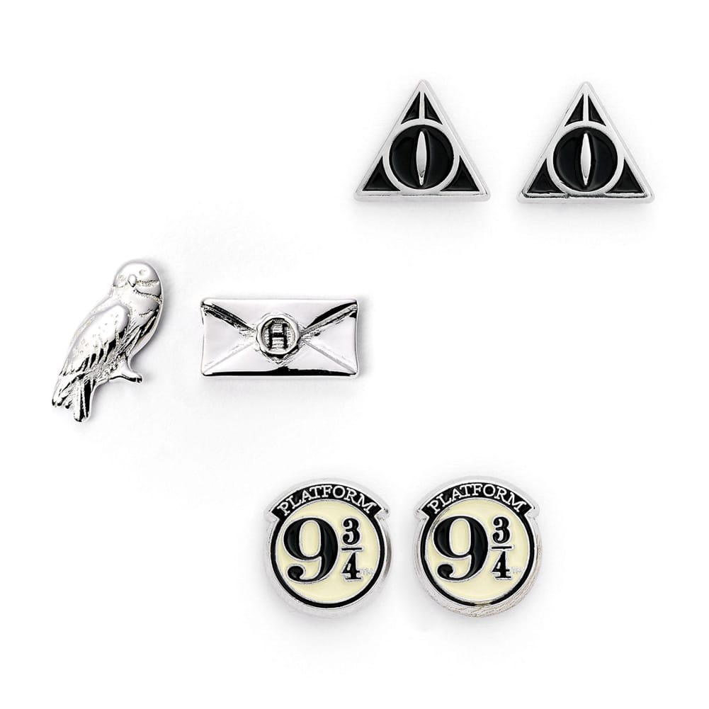 Harry Potter Silver Plated Earring Set CL 1 Harry Potter Silver Plated Earring Set CL